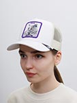 Бейсболка GOORIN BROTHERS арт. 101-0438 (белый / фиолетовый)